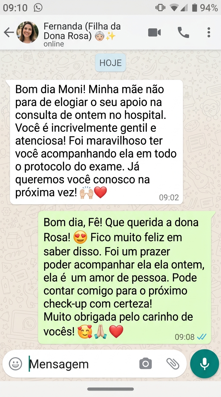 Feedback de Acompanhante - Fernanda